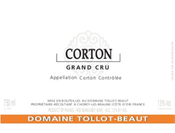2021 Corton Grand Cru, Domaine Tollot-Beaut
